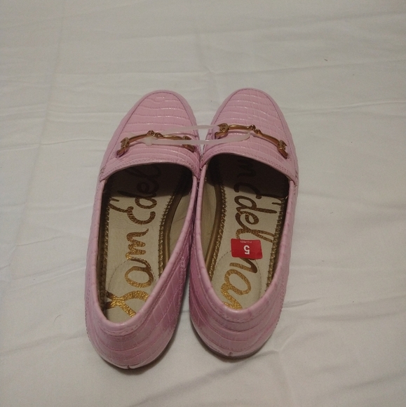 Sam Edelman Pink Loraine Leather Loafers - Picture 6 of 13